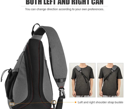 Sac à Dos Voyage Bandoulière USB Homme