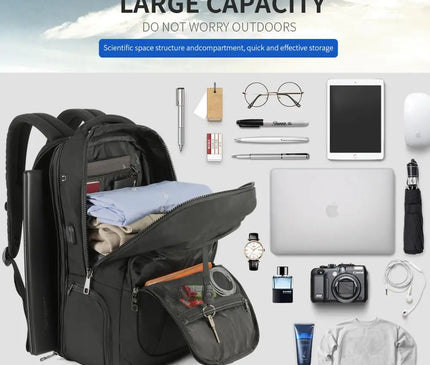 Sac à Dos Voyage Professionnel Antivol Grande Capacité