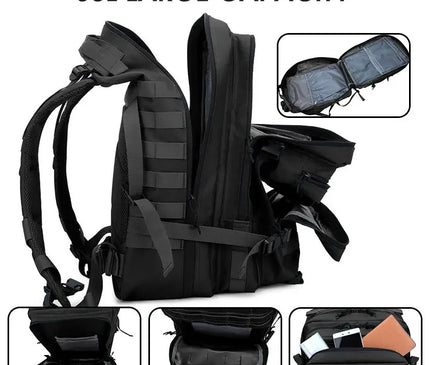 Sac à Dos Voyage Grande Capacité Tactique