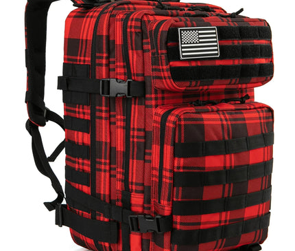 Sac à Dos Voyage Tactique Motif Plaid