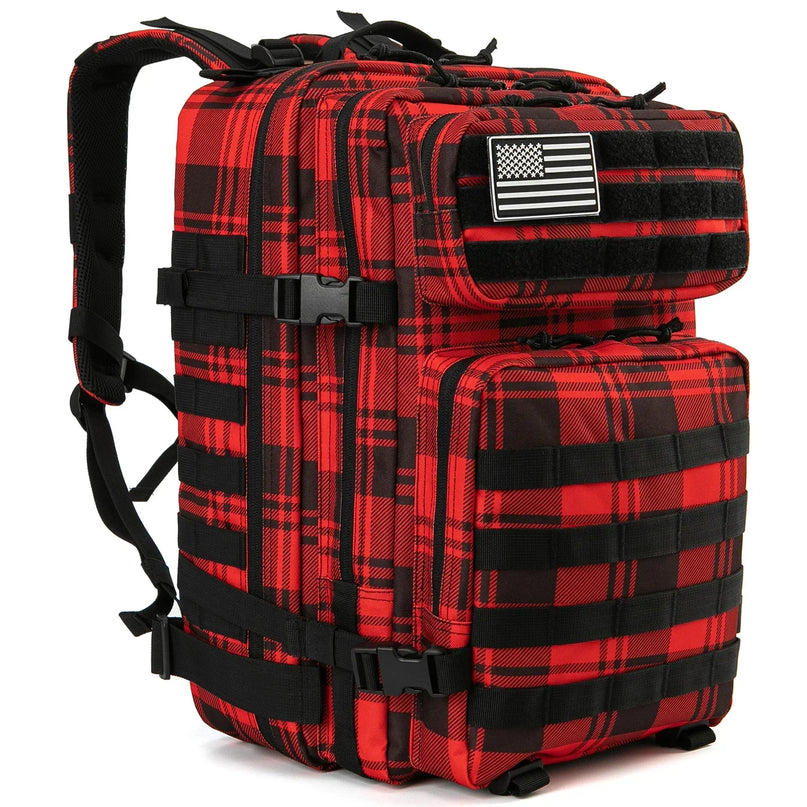 Sac à Dos Voyage Tactique Motif Plaid
