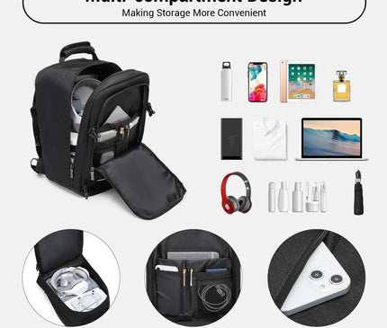 Sac à Dos Voyage Minimaliste Compact Bagage Main
