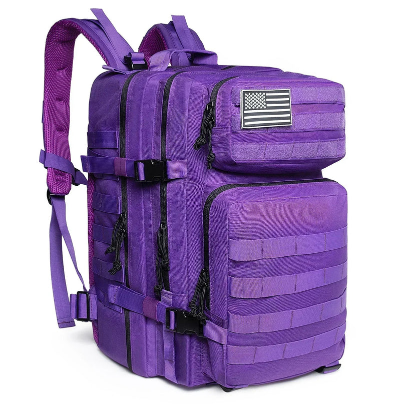Sac à Dos Voyage Tactique Violet 45L