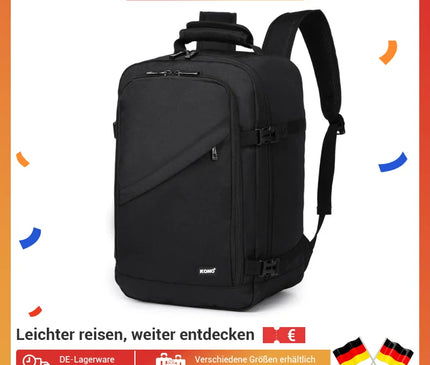 Sac à Dos Voyage Minimaliste Compact Bagage Main