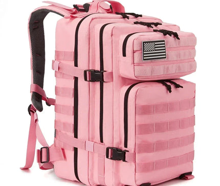 Sac à Dos Voyage Tactique Rose 45L
