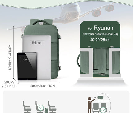 Sac à Dos Voyage Organisé avec Compartiment Chaussures