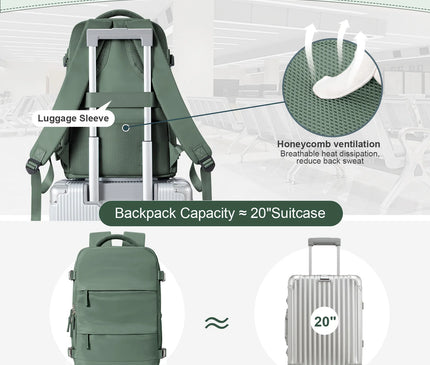 Sac à Dos Voyage Organisé avec Compartiment Chaussures