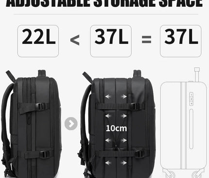 Sac à Dos Voyage Résistant à l'Eau 37L