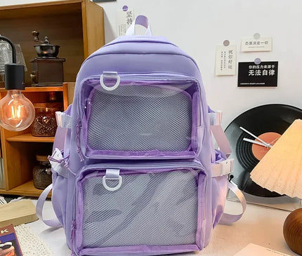 Sac à Dos Voyage Femme Itabag Poches Transparentes