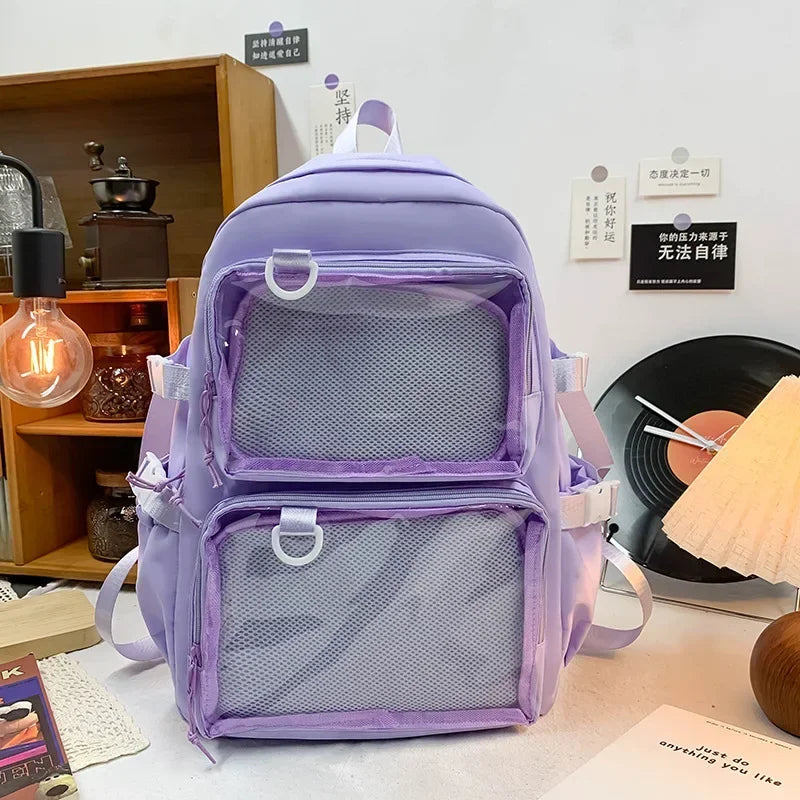 Sac à Dos Voyage Femme Itabag Poches Transparentes