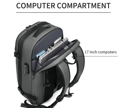 Sac à Dos Voyage Affaires Extensible Antivol