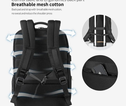 Sac à Dos Voyage Professionnel Antivol Grande Capacité