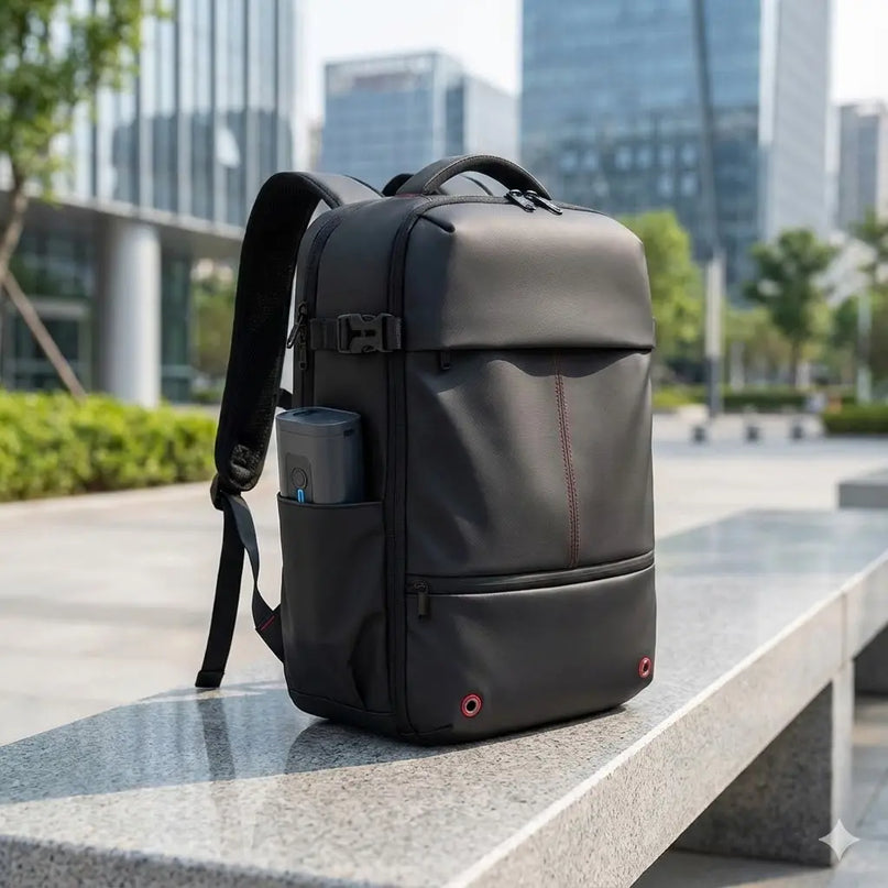 Sac à Dos Voyage avec Pompe Ordinateur Portable