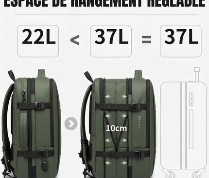 Sac à Dos Voyage Professionnel 37L USB