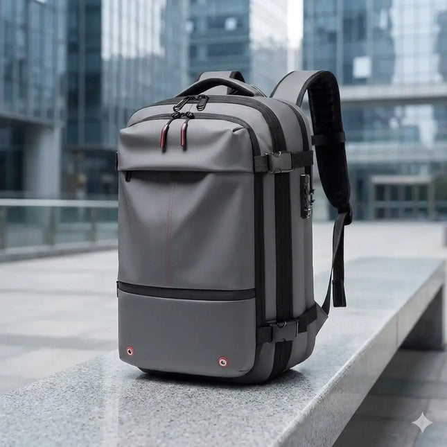 Sac à Dos Voyage Grande Capacité Gris