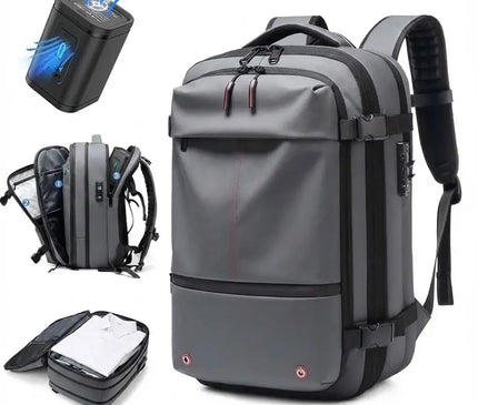 Sac à Dos Voyage Grande Capacité Ordinateur Gris