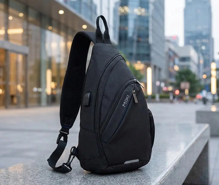 Sac à Dos Voyage Bandoulière USB Homme